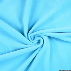 Tissu Micro polaire turquoise- OEKO TEX