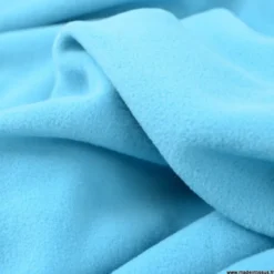 Tissu Micro polaire turquoise- OEKO TEX