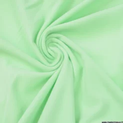 Tissu Micro polaire vert Menthe - OEKO TEX