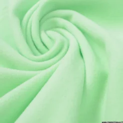 Tissu Micro polaire vert Menthe - OEKO TEX
