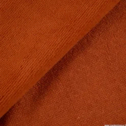 Tissu micro éponge de bambou Brique - OEKO TEX