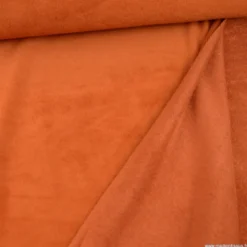 Tissu micro éponge de bambou Brique - OEKO TEX