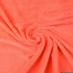 Tissu micro éponge de bambou Corail - OEKO TEX