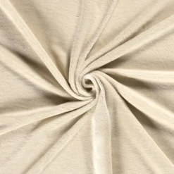 Tissu micro éponge de bambou Crème - OEKO TEX
