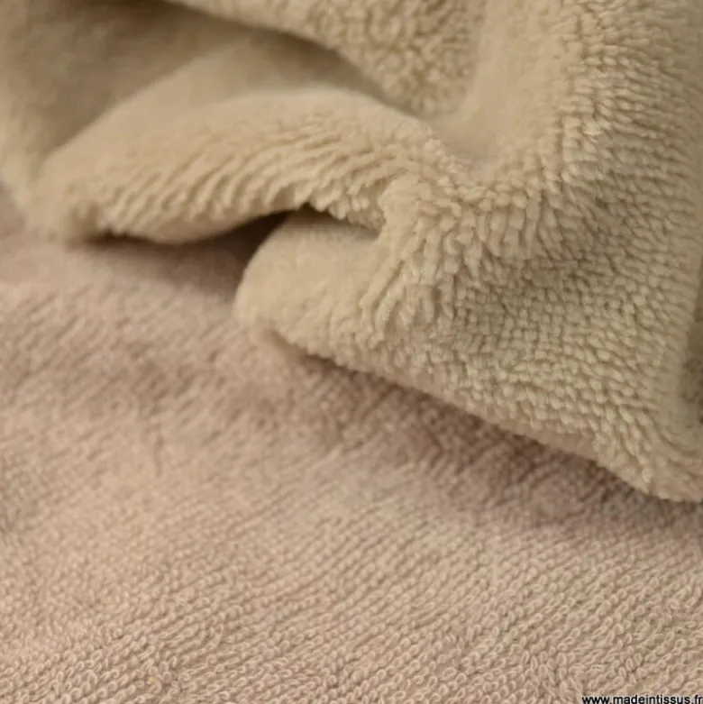 Tissu micro éponge de bambou Galet - OEKO TEX