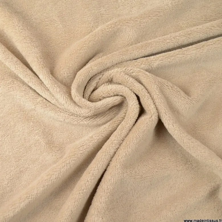Tissu micro éponge de bambou Galet - OEKO TEX