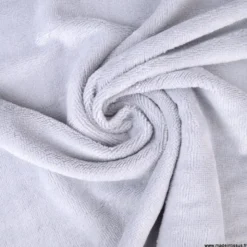 Tissu micro éponge de bambou gris - OEKO TEX