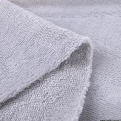 Tissu micro éponge de bambou gris - OEKO TEX