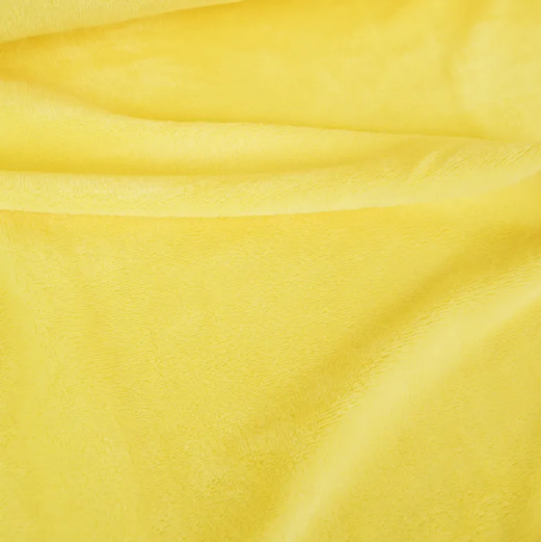 Tissu micro éponge de bambou Jaune Lemon - OEKO TEX