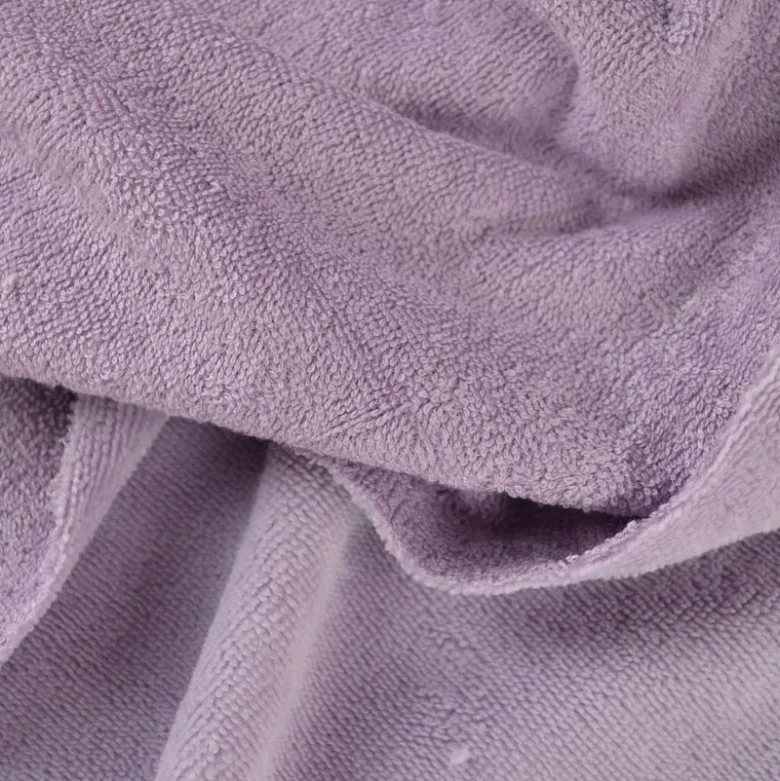 Tissu micro éponge de bambou lilas clair - OEKO TEX