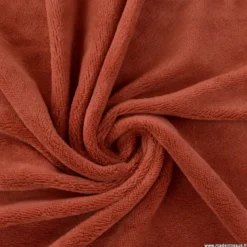 Tissu micro éponge de bambou Paprika - OEKO TEX standard 100