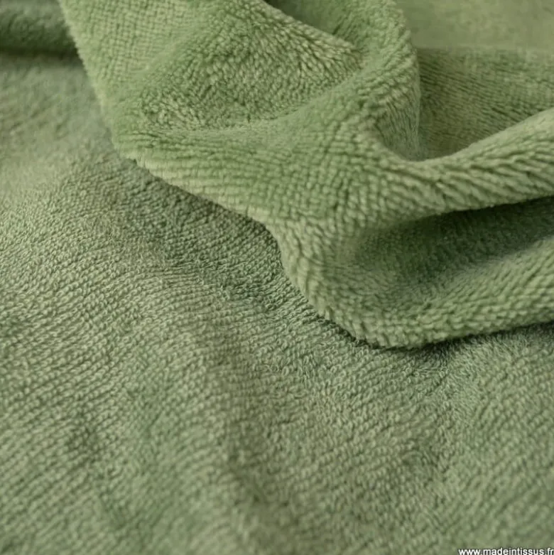 Tissu micro éponge de bambou Romarin - OEKO TEX