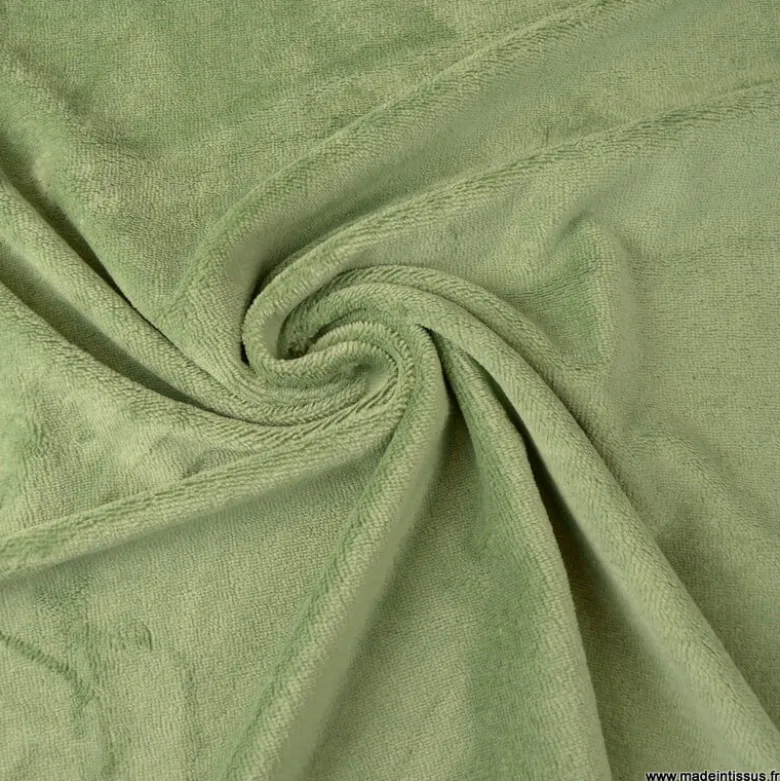 Tissu micro éponge de bambou Romarin - OEKO TEX