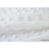 Tissu minky POIS BLANC - OEKO TEX