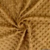 Tissu minky pois Caramel - OEKO TEX