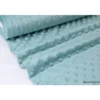 Tissu minky pois celadon - OEKO TEX