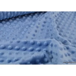 Tissu minky pois denim - OEKO TEX
