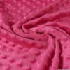 Tissu minky pois Fuchsia