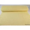 Tissu minky pois jaune - OEKO TEX