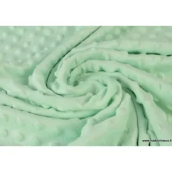 Tissu minky POIS MENTHE