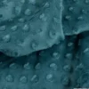 Tissu minky pois Paon - OEKO TEX