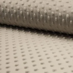 Tissu minky pois Sable - OEKO TEX