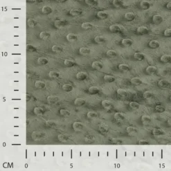 Tissu minky pois Vert kaki - OEKO TEX