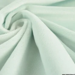 Tissu minky Ras ultra doux Céladon - OEKO TEX
