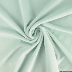 Tissu minky Ras ultra doux Céladon - OEKO TEX