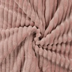 Tissu minky Rayures côtelé Ernest coloris Nude