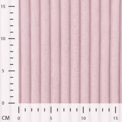 Tissu minky Rayures côtelé Ernest coloris Rose