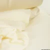 Tissu molleton sweat uni blanc cassé - OEKO TEX