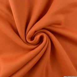 Tissu molleton sweat uni brique - OEKO TEX
