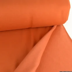 Tissu molleton sweat uni brique - OEKO TEX