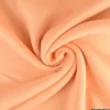 Tissu molleton sweat uni Pêche - OEKO TEX