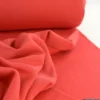 Tissu molleton sweat uni rouge - OEKO TEX