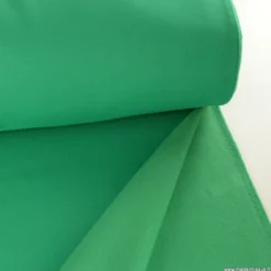 Tissu molleton sweat uni vert - OEKO TEX