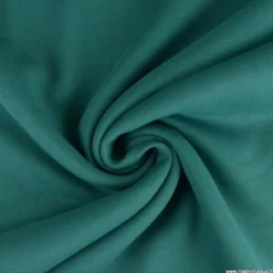 Tissu molleton sweat uni vert canard - OEKO TEX