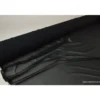 Tissu Mousseline coloris noir .