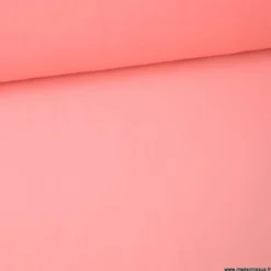 Tissu Mousseline fluide Corail