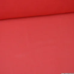 Tissu Mousseline fluide Rouge
