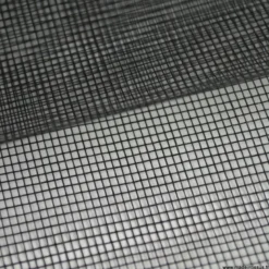 Tissu moustiquaire semi rigide enroulable Noire