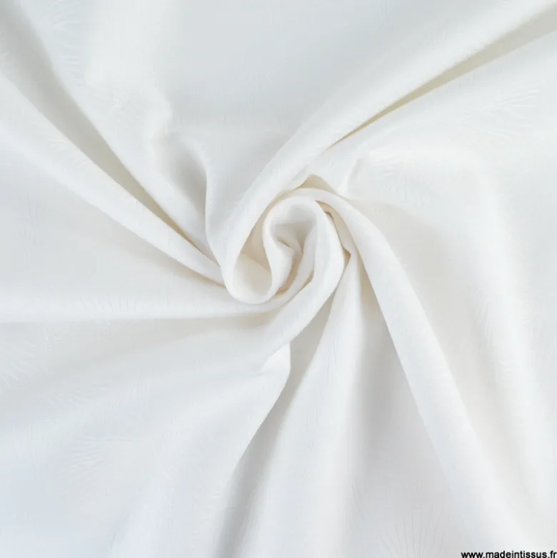 Tissu nappage jacquard ginkgo grande largeur