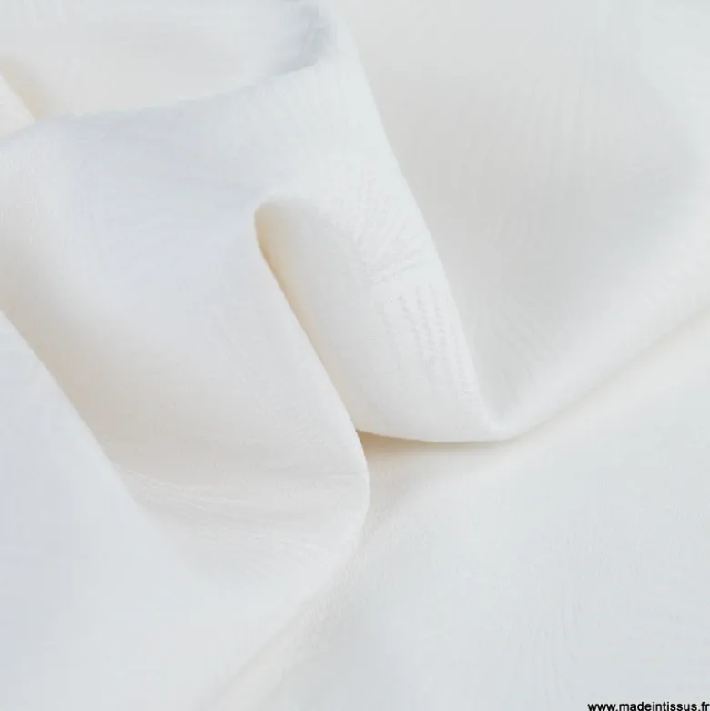 Tissu nappage jacquard ginkgo grande largeur