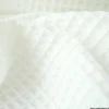 Tissu nid d'abeille Blanc - OEKO TEX