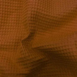 Tissu nid d'abeille Caramel - OEKO TEX