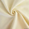 Tissu nid d'abeille et éponge - Ecru