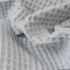 Tissu nid d'abeille Gris clair - OEKO TEX