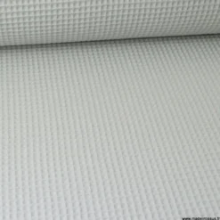 Tissu nid d'abeille Gris clair - OEKO TEX