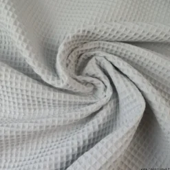 Tissu nid d'abeille Gris clair - OEKO TEX